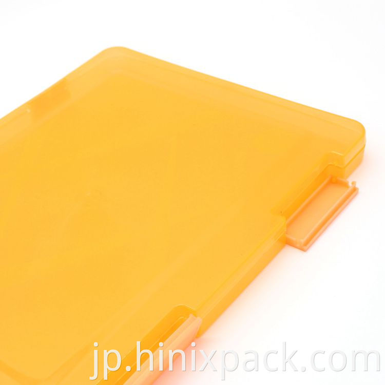 A4 plastic portable office storage stationery file folder